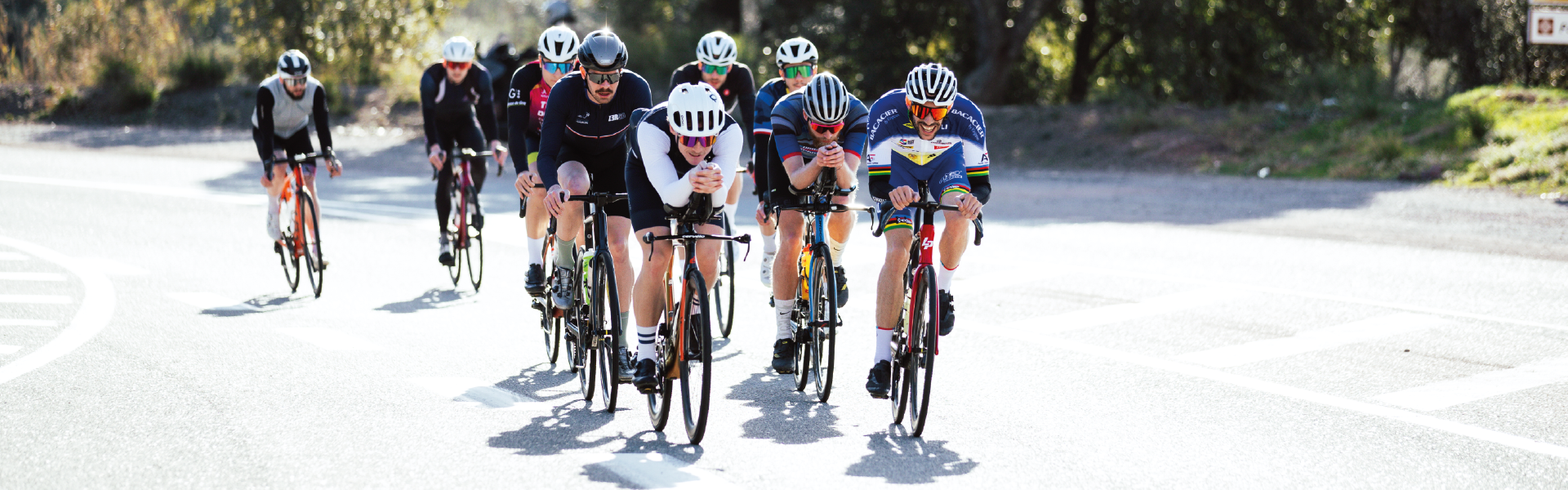 Membres du cercles performances en sortie vélo.